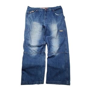 Vintage Brookyln Xpress WIDE-LEG Super Baggy Double Knee Carpenter Jeans 42x34